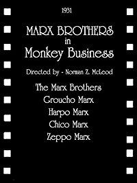 MONKEY BUSINESS - MARX BROTHERS のサムネイル画像