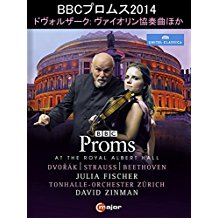BBC プロムス 2014 - ドヴォルザーク: ヴァイオリン協奏曲ほか(ユリア・フィッシャー/ジンマン/チューリヒ・トーンハレ管) のサムネイル画像