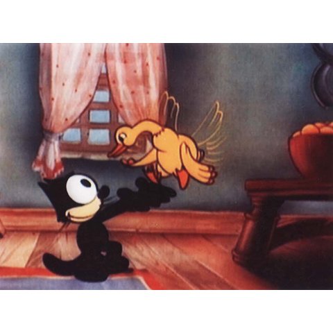 フェリックス・ザ・キャット 金の卵を抱くガチョウ のサムネイル画像